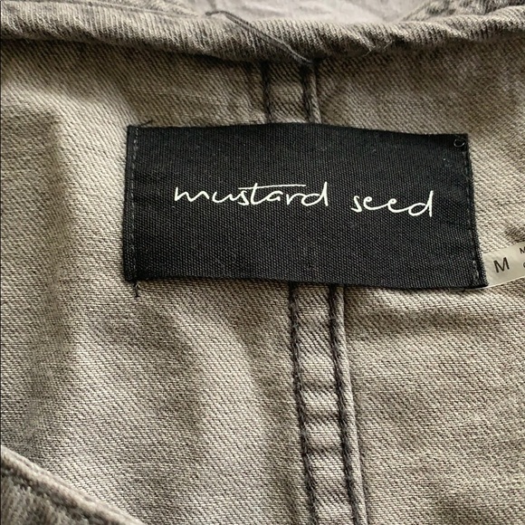 Off should grey denim jacket M - Picture 3 of 3